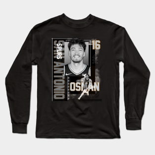 San Antonio Spurs Cedi Osman 16 Long Sleeve T-Shirt